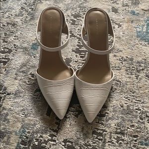 Ann Taylor Jodie croco mule pump